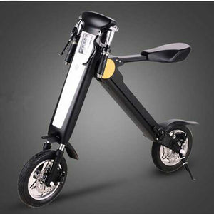 Futuristic electronic scooter